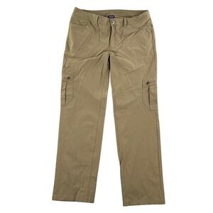 Patagonia Pants Womens Size 10 Beige Tribune Cargo Nylon Gorpcore